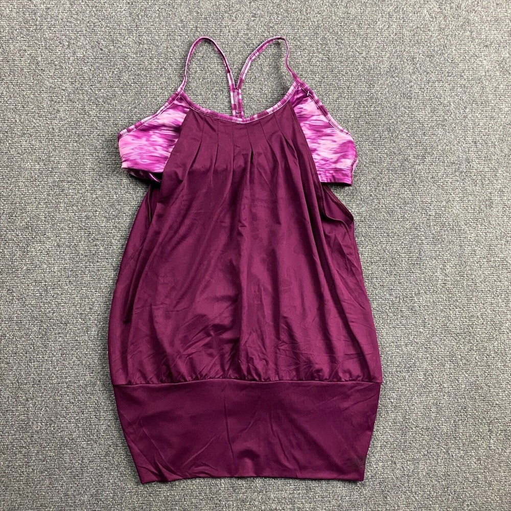 The North Face Tank Top Women's Large Purple Pullover Stretch Polyester Blend